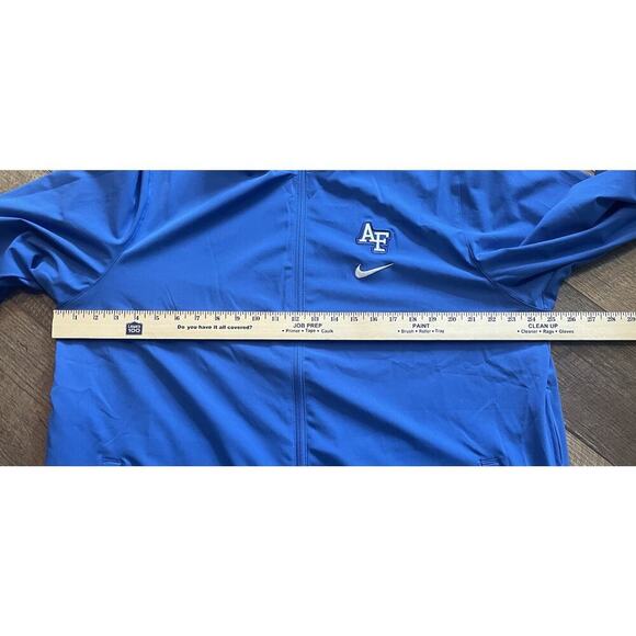 Nike AF Full Zip Windbreaker Jacket Mens XL Blue RN 56323 CA 05553 - Picture 10 of 11